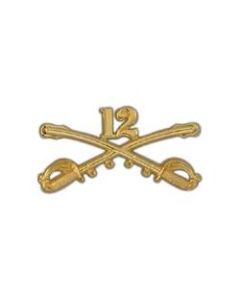 12th Cavalry Swords Pin