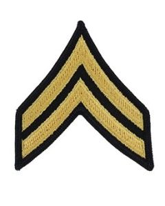Enlisted Corporal Dress Blue Rank Male