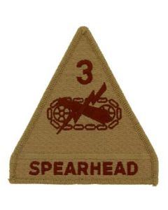 Army 3rd Armored Division Spearhead Patch