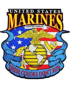 Marine Corps Large Jacket Patch - Eagle