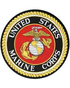 Marine Corps Large Jacket Patch – Round EGA