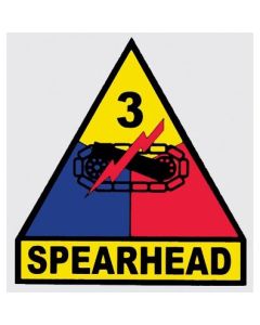 US Army 3rd Armored Division Spearhead Window Sticker