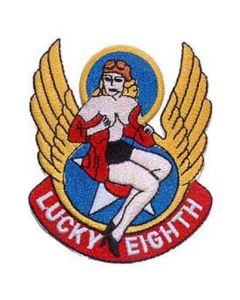 Lucky Eighth Nose Art Patch