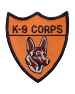 K-9 Corps Patch  2 ¾”x 3 ¼”