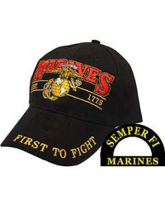 USMC First To Fight EST. 1775 Ball Cap