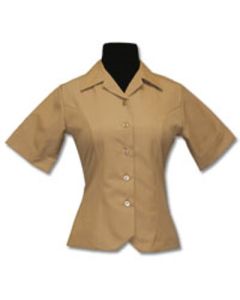 Short Sleeve Khaki Charlie Shirt (Female)