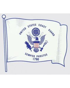 US Coast Guard Flag Decal