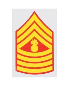 Marine Corps Gunnery Master Sergeant Rank Decal