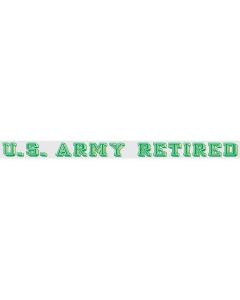 US Army Retired Window Strip
