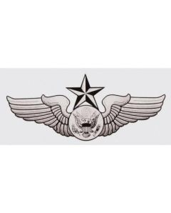US Air Force Enlisted Senior Aircrew Badge 5.5"x2.5" Decal