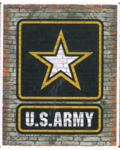 Brick Wall Army Star Decal