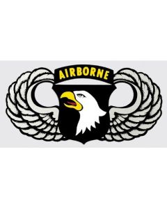 101st Airborne w/ Wings Decal