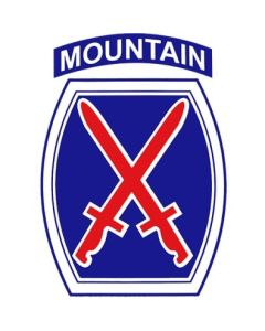 US Army 10th Mountain Division Decal Sticker