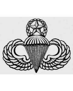 Master Jump Wings Decal 4" x 3 1/4"