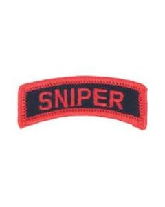 Red and Black Sniper Patch