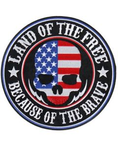 Land of the Free Because of the Brave Jacket Patch
