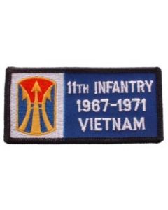 11 Infantry Vietnam Patch