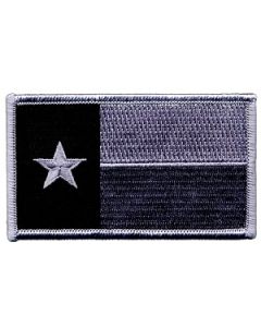 Grey and Black Texas State Flag Patch