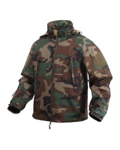Woodland Camo Tactical Soft Shell Jacket