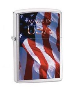 American Flag Zippo Lighter - Made in the USA