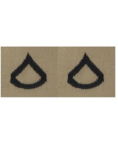 Desert Sew-On Private First Class Rank