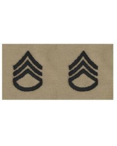 Desert Sew-On Staff Sergeant Rank