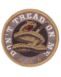 Round Don't Tread On Me Morale Patch