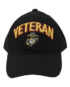 USMC Veteran W/ Globe & Anchor Ball Cap