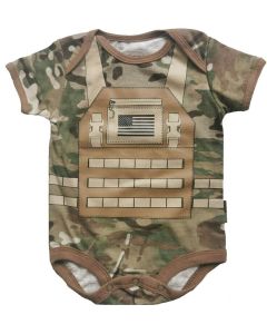 Multicam/OCP Flak Jacket Baby Bodysuit