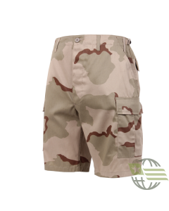 Tri-Color Desert Camo BDU Shorts 