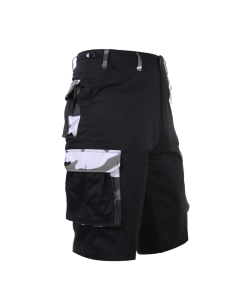 Black City Camo, Durable Poly/Cotton, 6 Pockets, Perfect Fit - BDU Shorts