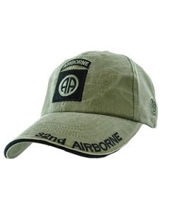 OD Green US Army 82nd Airborne Cap 