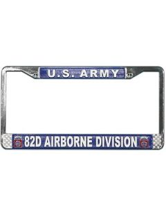 82nd Airborne License Plate Frame