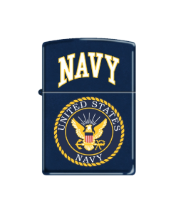 Navy Logo Zippo