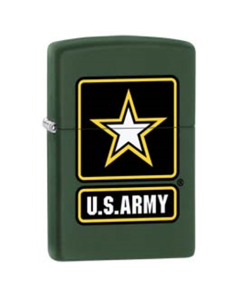 U.S. Army Green With Logo Zippo