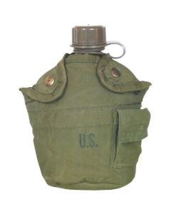 Used US GI Military Issue 1 QT Canteen Cover