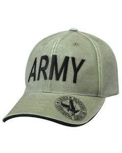 Vintage Olive Deluxe US Army Low Profile Insignia Cap