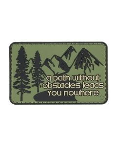 A Path with No Obstacles Leads Nowhere PVC Morale Patch