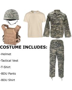 Kids ACU Digital Combat Costume