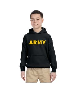 Kids Army Black Hoodie