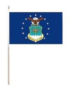 US Air Force Stick Flag - 12in x 18in