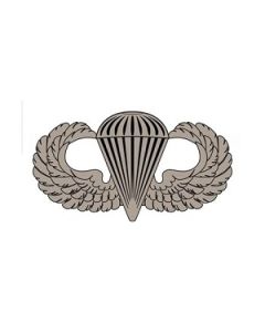 US Army Basic Parachutist Jump Wings Badge Decal