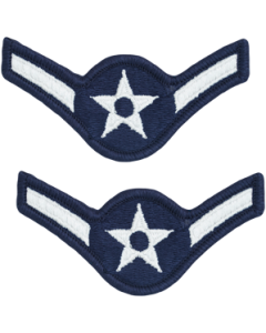 Air Force Airman Full Color Embroidered Enlisted Rank