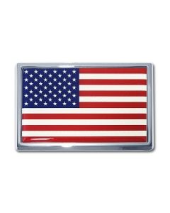USA Chrome Auto Emblem