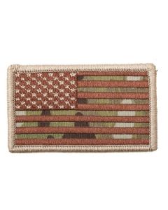 American Flag Patch Multicam with Hook Back 