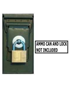 Ammo Can Lock Kit Installed