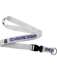 Army 82nd Airborne Division Lanyard Keychain