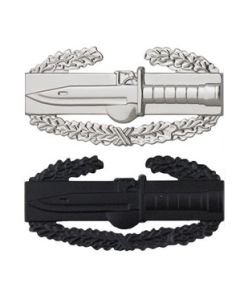 Army Combat Action Badge - Silver or Black