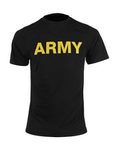 Army PT Black T-Shirt