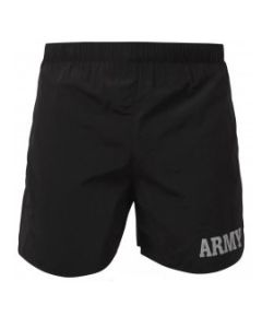 Black Army PT Shorts, Inside Key Pocket, ID Pocket - PT Shorts